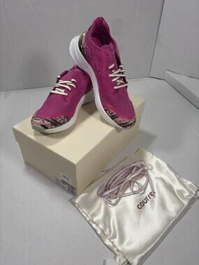 Luxury Uno Women's Pink Courser Sneakers Size 8.5